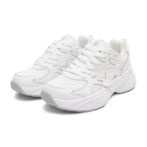 【FILA】CIRCUIT 女款慢跑鞋 白色 復古跑鞋(5-J905W-111)