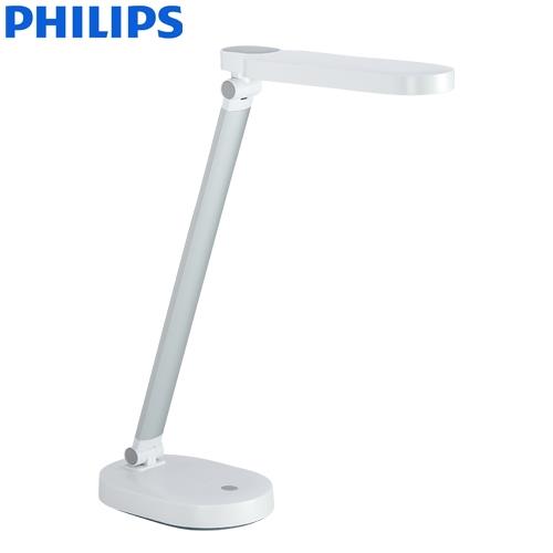 Philips飛利浦 酷玉LED可攜式充電檯燈66145 桌燈 台燈 臺燈-雪晶白(PD028)【愛買】