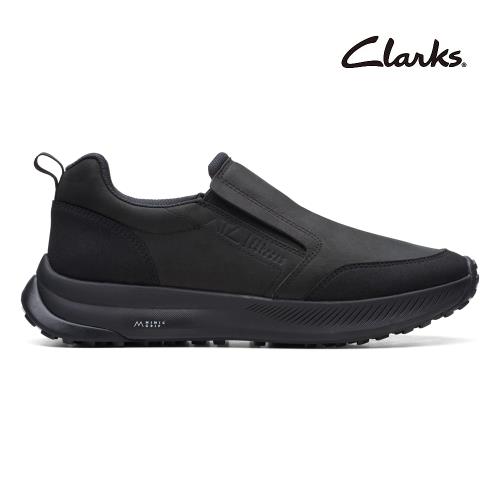 【Clarks】ATL Trail Moc 男款粗獷感城郊休閒套入鞋 黑色(CLM68992C)