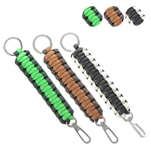 BOTTEGA VENETA 578249 經典編織牛皮吊飾鑰匙圈(三色)