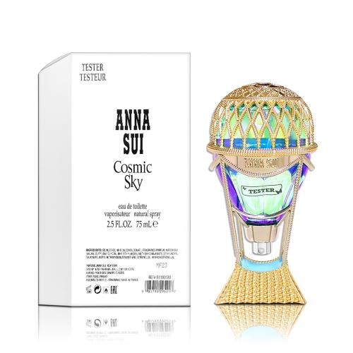 ANNA SUI 安娜蘇 Cosmic Sky 綺幻星夜淡香水 75ML TESTER 環保包裝