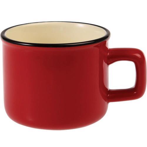 【Rex LONDON】陶製濃縮咖啡杯(紅120ml)