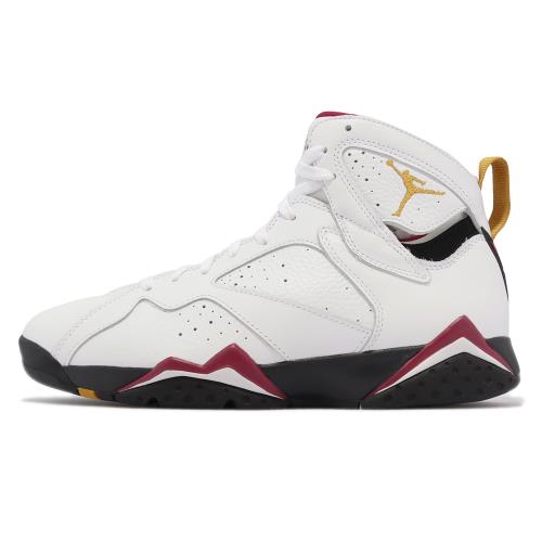 Nike Air Jordan 7 Retro Cardinal 男鞋白黃紅喬丹7代經典休閒鞋CU9307