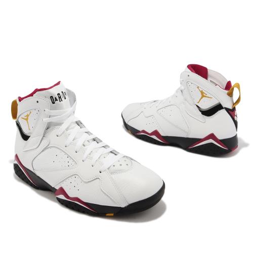 Nike Air Jordan 7 Retro Cardinal 男鞋白黃紅喬丹7代經典休閒鞋CU9307