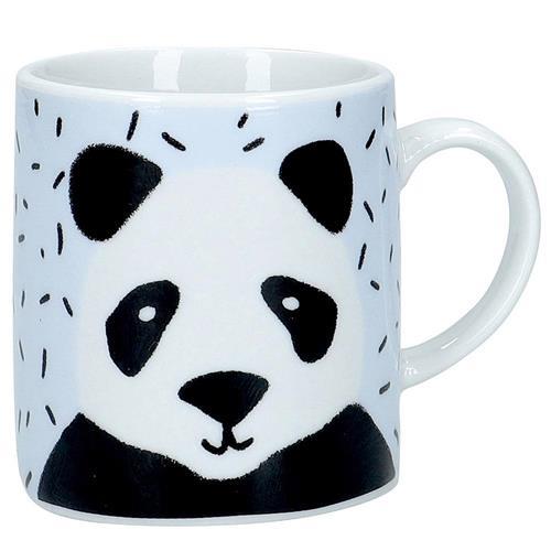 【KitchenCraft】瓷製濃縮咖啡杯(貓熊80ml)