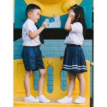 日本幼兒園室內男女童學生小白鞋