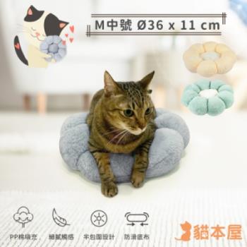 貓本屋 花朵造型 保暖寵物墊(M中號)