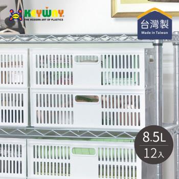 臺灣KEYWAY DT25 總理萬用收納籃-8.5L-12入