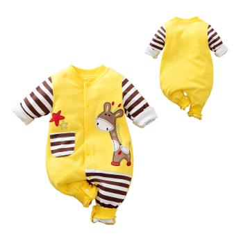Colorland-長頸鹿長袖包屁衣 連身衣 童裝 寶寶衣