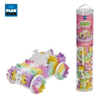 【++Plus-Plus 加加積木】MINI小顆粒-彩虹系列 200PCS - 車系列(糖果)