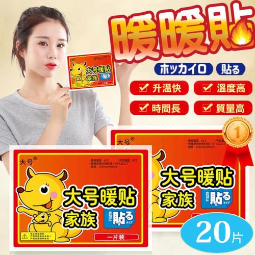 暖暖貼 大號款【20片】  寒流必備 保暖神器 發熱包 保暖貼  月經貼 暖宮貼