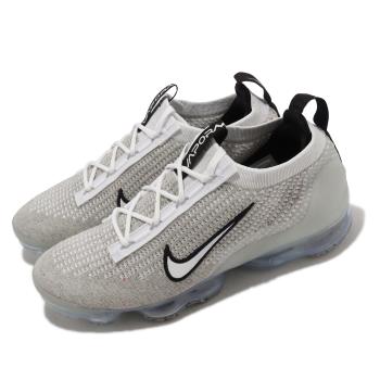 Nike 慢跑鞋 Air Vapormax 2021 FK 灰 白 黑 全掌氣墊 運動鞋 針織 男鞋 DH4084-100