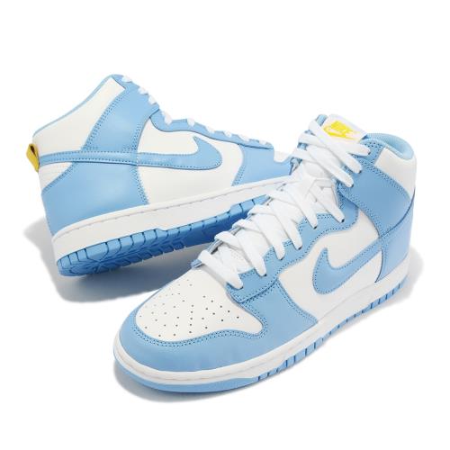 Nike 休閒鞋Dunk HI Retro 男鞋白天藍Blue Chill 高筒DD1399-401|會員