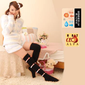 日本 SUNFAMILY 發熱4段著壓美腿襪(2色)