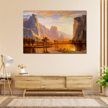 御畫房 五鹿財神 國家一級畫師手繪油畫60×90cm(VF-85)
