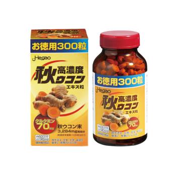 即期品【HEGAO 漢科】暢快甘 秋薑黃錠狀食品 300粒/盒-效期至2025/09/07