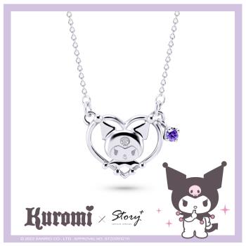 STORY 故事銀飾-酷洛米經典系列-I.Love.Kuromi 純銀項鍊