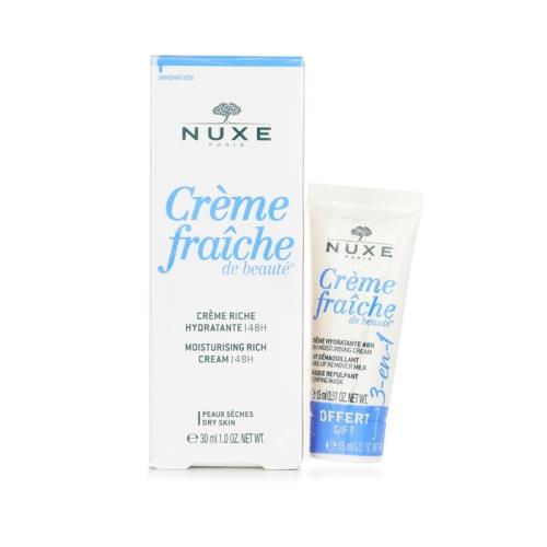 黎可詩 Creme Fraiche De Beaute 48小時豐厚保濕霜禮品套裝 - 適合乾性、十分乾性、敏感性肌膚30ml+15ml