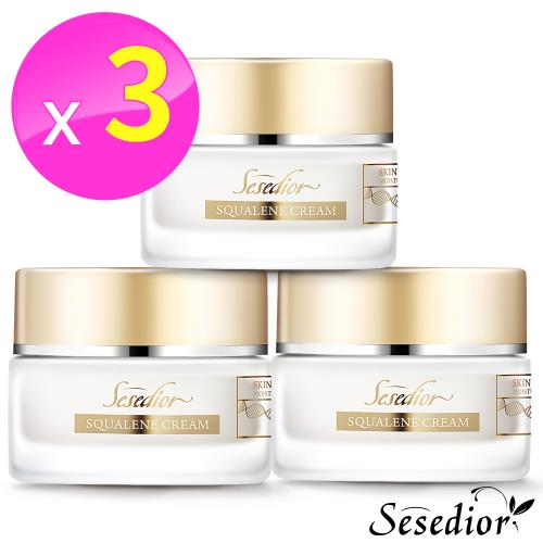【Sesedior】橄欖植萃角鯊烯修護活化抗老霜30ml-3入組