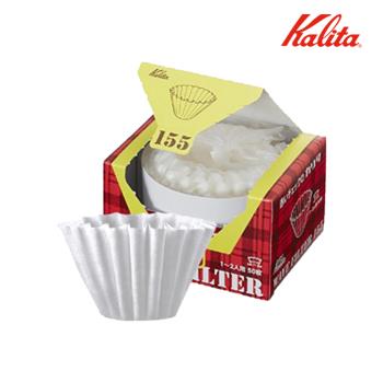 【Kalita】Kalita蛋糕濾紙 KWF-155 (1-2人用) 50片裝-白色 1入組