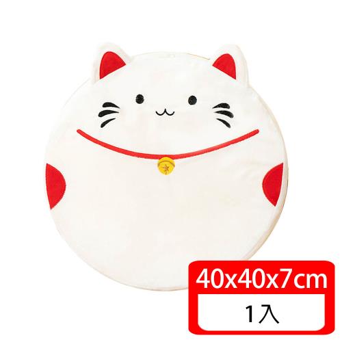 (毛寶當家) 可愛招財貓造型睡墊 (坐墊 座墊 靠墊 椅墊 寵物睡墊 寵物床)