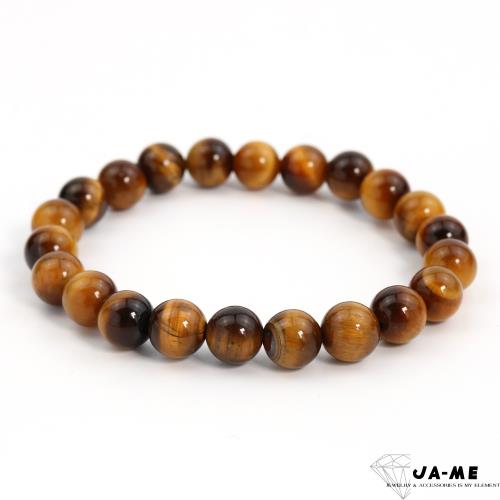 【JA-ME】天然虎眼石手珠8mm