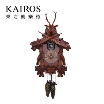 KAIROS凱樂時 KW-716 北歐風麋鹿造型精緻工藝整點報時咕咕鐘
