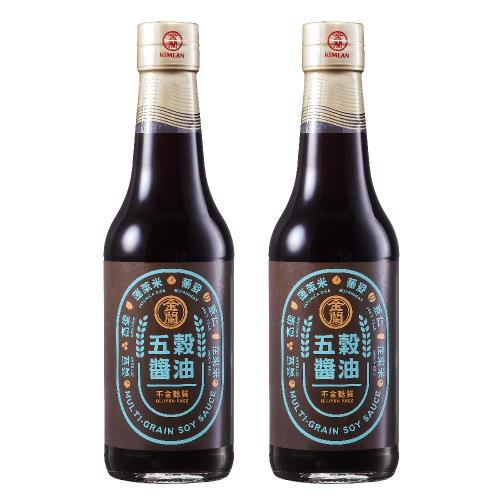 【金蘭食品】五穀醬油500ml x2入