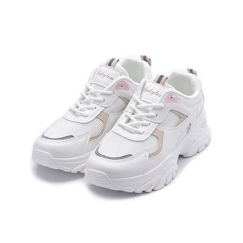 BABYLON 輕量老爹鞋 白 女鞋 鞋全家福