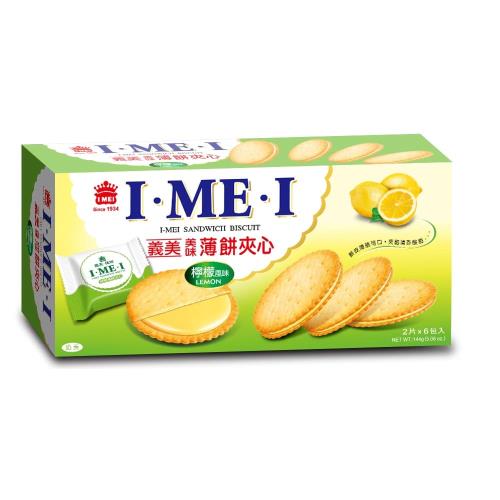 義美 美味薄餅夾心(檸檬風味)144g