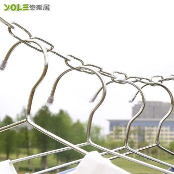 YOLE悠樂居-201實心不鏽鋼多功能掛勾晾被曬衣鍊6m(2條)