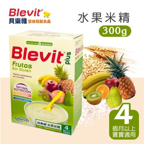 【貝康生技官方旗艦店】Blevit貝樂維副食品  水果米精300g-買一送一