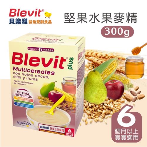 【貝康生技官方旗艦店】Blevit貝樂維副食品 堅果水果麥精300g