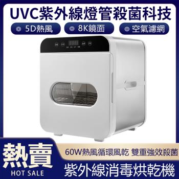 【SUOMISI索密斯】紫外線消毒機 餐具消毒器 內衣褲消毒烘幹機 美妝工具消毒櫃（雙管/熱烘乾）