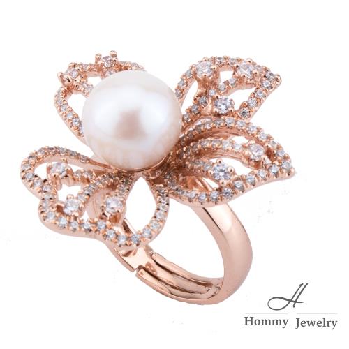 【幸福珠寶】Pure Pearl Rococo 天然頂級全圓珠璀璨戒指