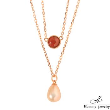 【幸福珠寶】Pure Pearl法蘭西的紅寶石珍珠雙鍊