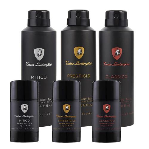 Lamborghini 藍寶堅尼 男性香氛組(體香膏75g+噴霧200ml)-【即期品2026.05.31】
