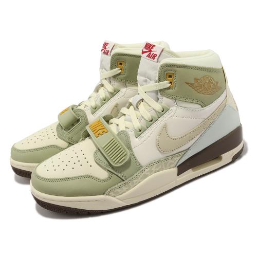 Nike 休閒鞋 Air Jordan Legacy 312 男鞋 CNY 新年 兔年 綠 棕 魔鬼氈 氣墊 FD9907-111