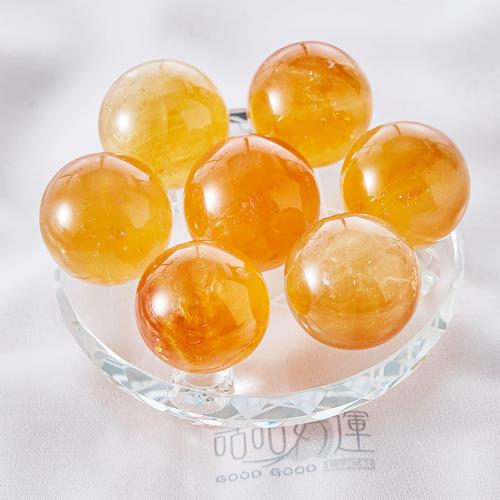 特大黄水晶七星陣{整理番号:Y03} 咕咕好運GoodGoodLuck】天然黃水晶七星陣12cm｜《含開光》偏財運