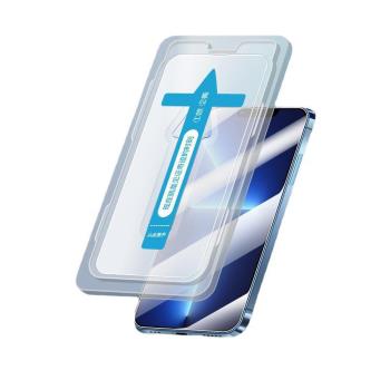 IN7 秒貼膜系列 iPhone 14 Pro Max (6.7吋) 高清高透光滿版9H鋼化玻璃保護貼疏油疏水 鋼化膜