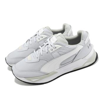 Puma 休閒鞋 Mirage Sport Heritage W 男鞋 淺灰 白 低筒 基本款 增高 38862103
