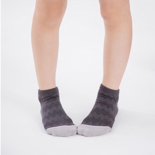 【WIWI】波浪網格抑菌船型除臭襪(銀河灰 童M-L)