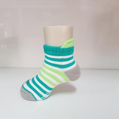 【WIWI】三跟護裸抑菌船型除臭襪(青草綠 童XS-L)