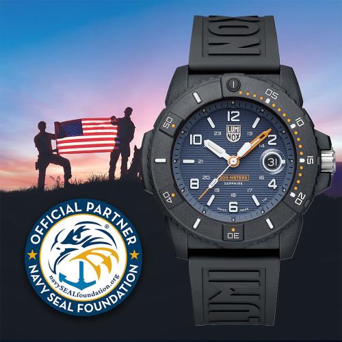 Luminox U.S. Navy SEAL Foundation海豹部隊聯名錶 – 海軍藍 / 3602NSF