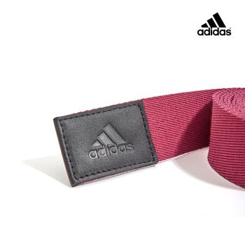 Adidas 編織瑜珈伸展帶(胭脂紅)