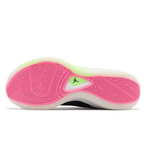 Nike 籃球鞋Jordan Luka 1 GS 大童鞋女鞋黑綠粉Black Lime Glow DQ6513