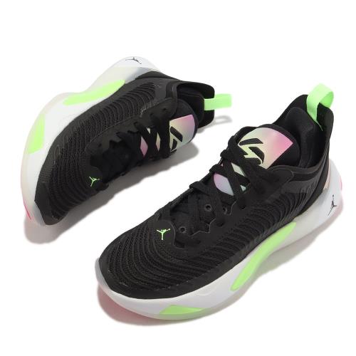 Nike 籃球鞋 Jordan Luka 1 GS 大童鞋 女鞋 黑 綠粉 Black Lime Glow DQ6513-003