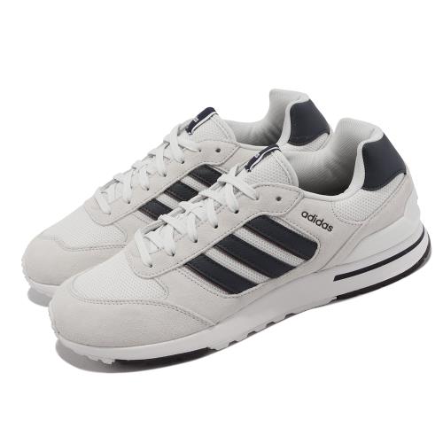 adidas 休閒鞋 Run 80s 男鞋 灰 黑 復古 網布 麂皮 運動鞋 愛迪達 GX4336