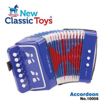 【荷蘭New Classic Toys】幼兒手風琴玩具-俏皮藍-10056