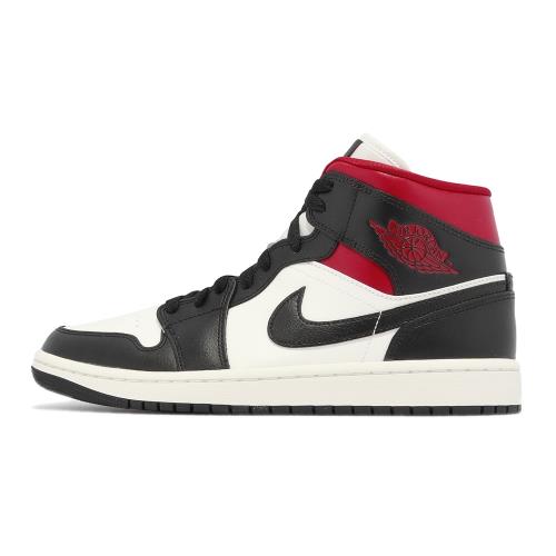 Nike Wmns Air Jordan 1 Mid 黑紅Gym Red 女鞋男鞋AJ1 喬丹BQ6472-061